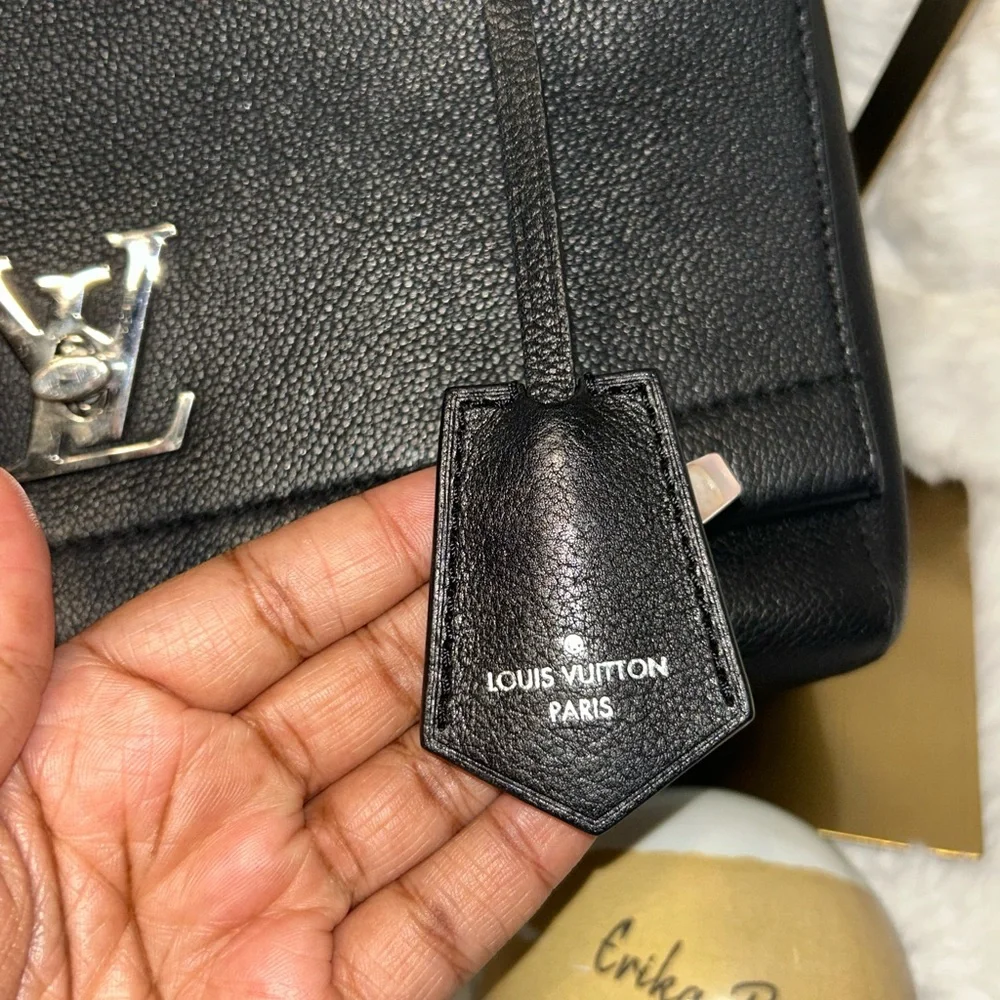 Louis Vuitton Black‎ Calfskin LockMe